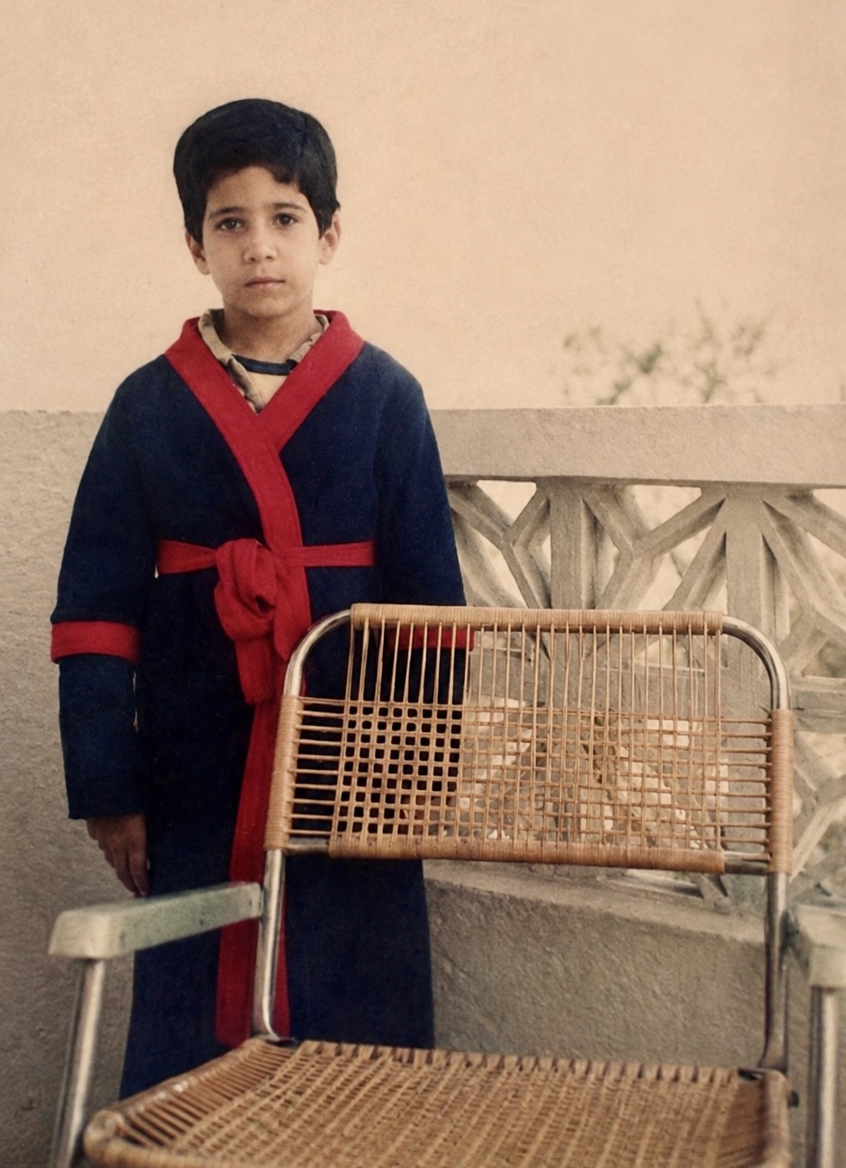 Mike Karame as a child in Lebanon